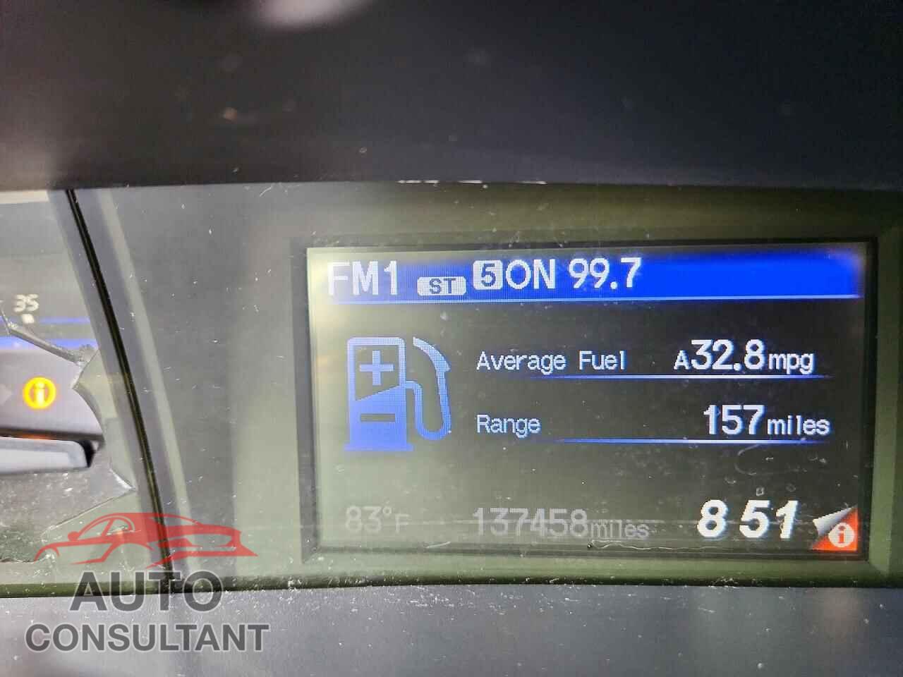HONDA CIVIC 2013 - 2HGFB2F52DH598517