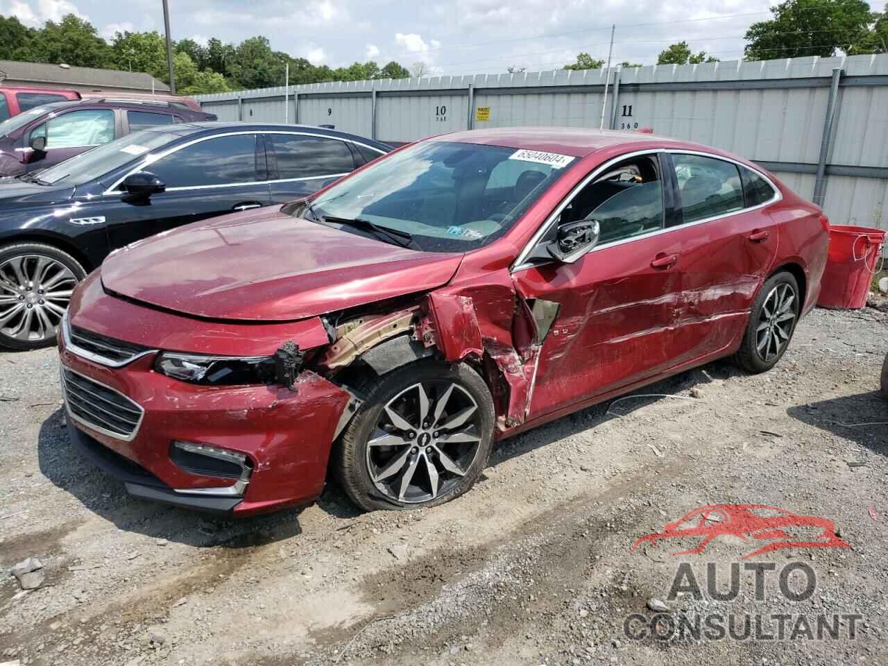 CHEVROLET MALIBU 2017 - 1G1ZE5ST7HF288551