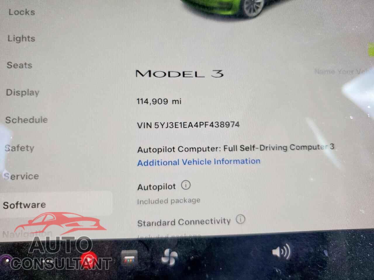 TESLA MODEL 3 2023 - 5YJ3E1EA4PF438974