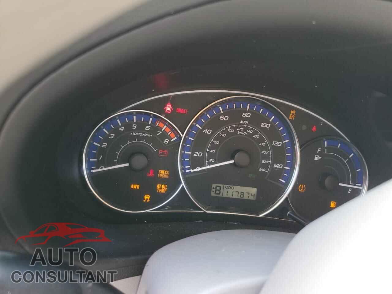 SUBARU FORESTER 2012 - JF2SHBDC4CH417422