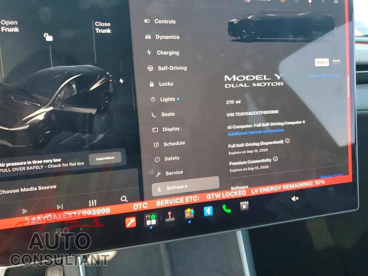 TESLA MODEL Y 2026 - 7SAYGAEEXTF693998