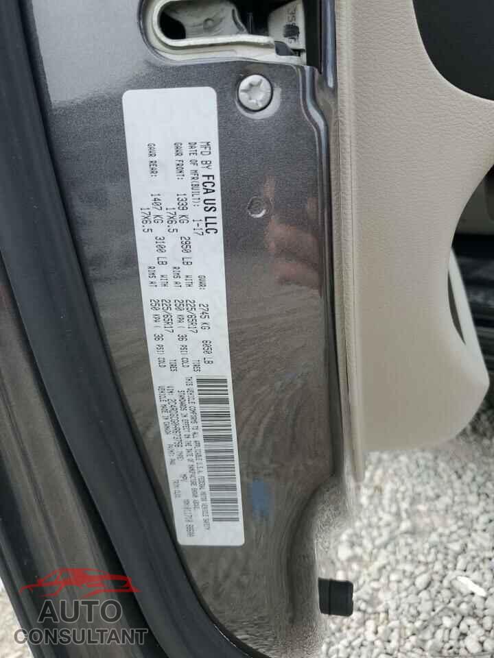 DODGE CARAVAN 2017 - 2C4RDGCG0HR673756