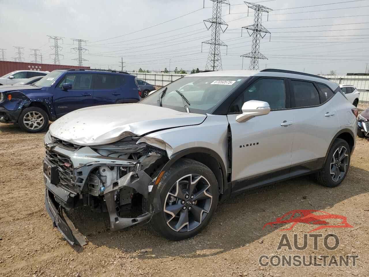 CHEVROLET BLAZER 2022 - 3GNKBKRS4NS126551