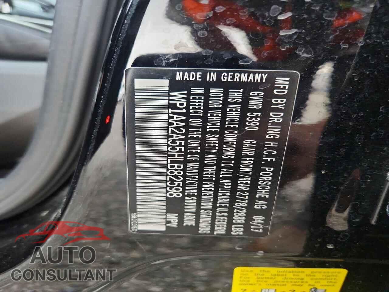 PORSCHE MACAN 2017 - WP1AA2A55HLB82598