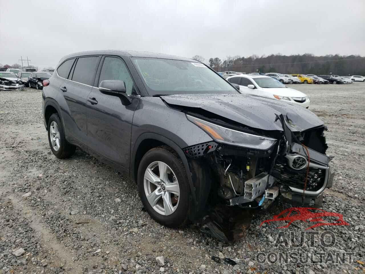 TOYOTA HIGHLANDER 2021 - 5TDCZRAH2MS045987
