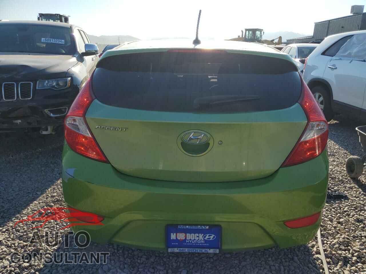 HYUNDAI ACCENT 2012 - KMHCU5AEXCU034397