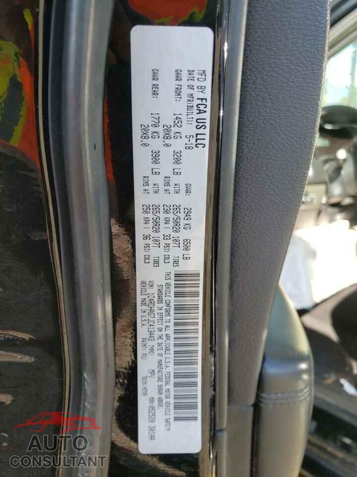 DODGE DURANGO 2018 - 1C4RDHAG7JC413443