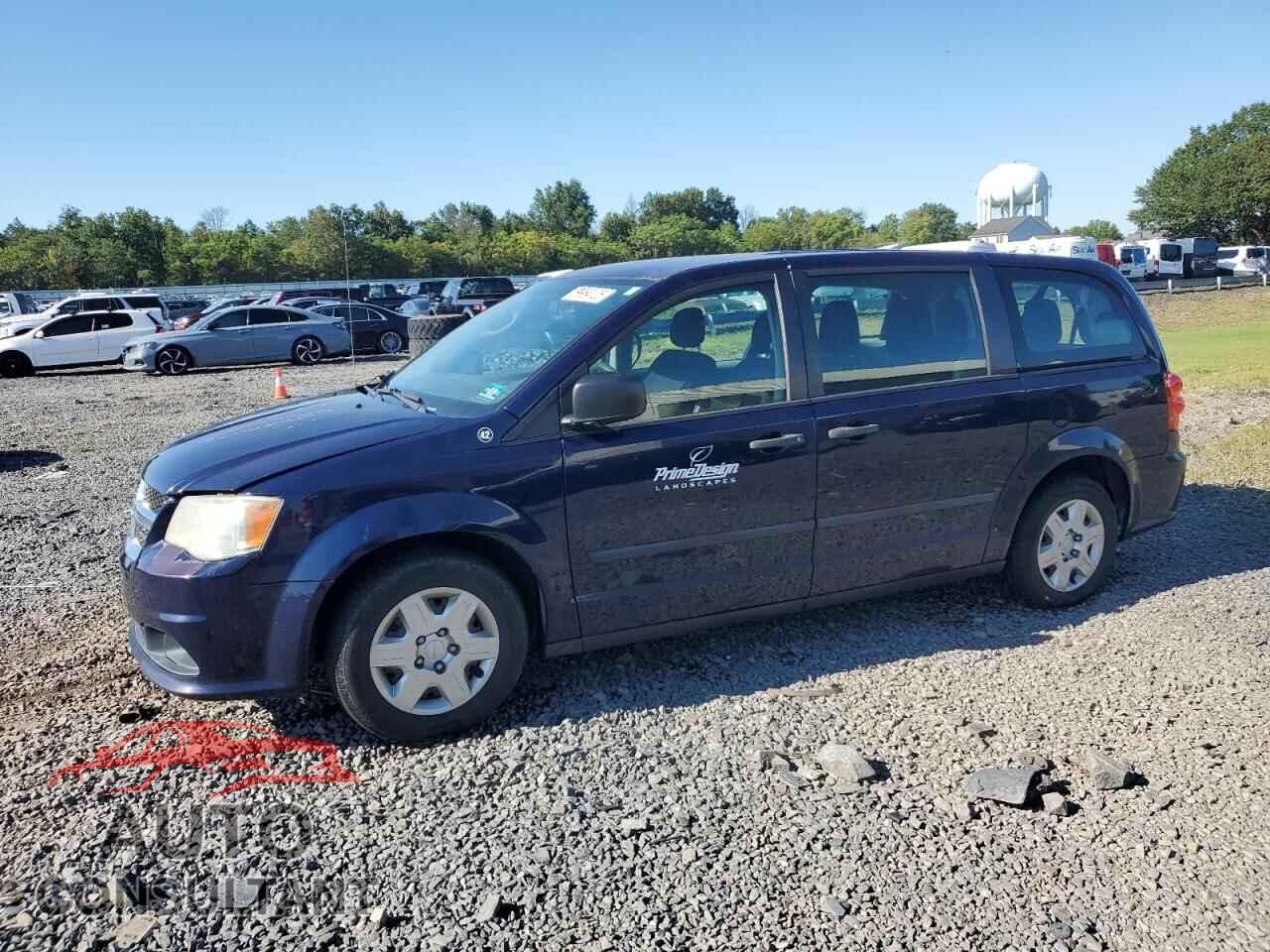 DODGE CARAVAN 2013 - 2C4RDGBG4DR606346