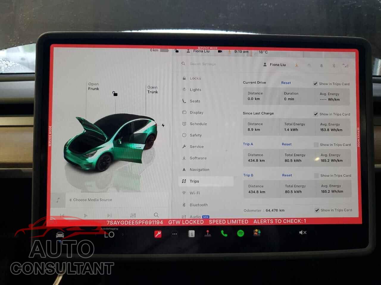 TESLA MODEL Y 2023 - 7SAYGDEE5PF691194