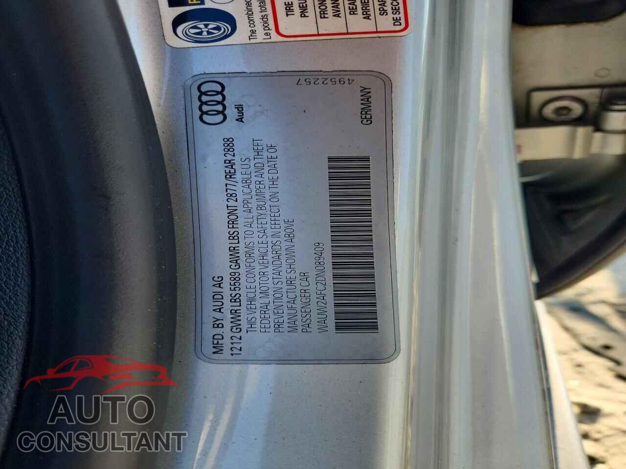 AUDI S7/RS7 2013 - WAUW2AFC2DN089409