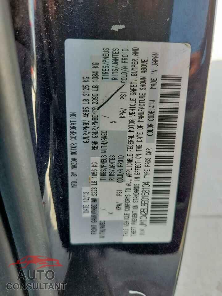 MAZDA 5 2014 - JM1CW2BL8E0168104