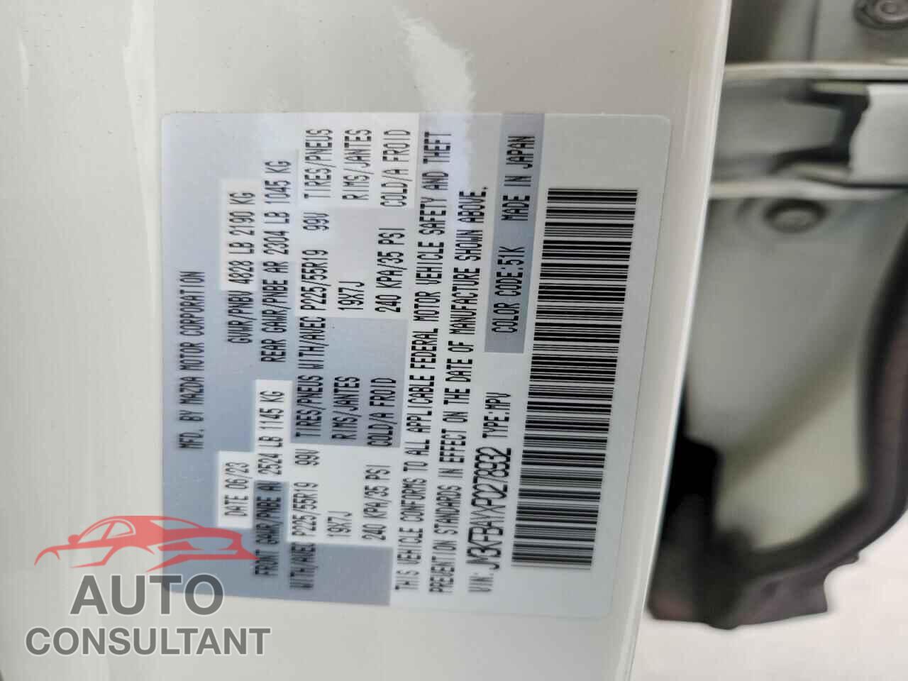 MAZDA CX-5 2023 - JM3KFBAYXP0278932