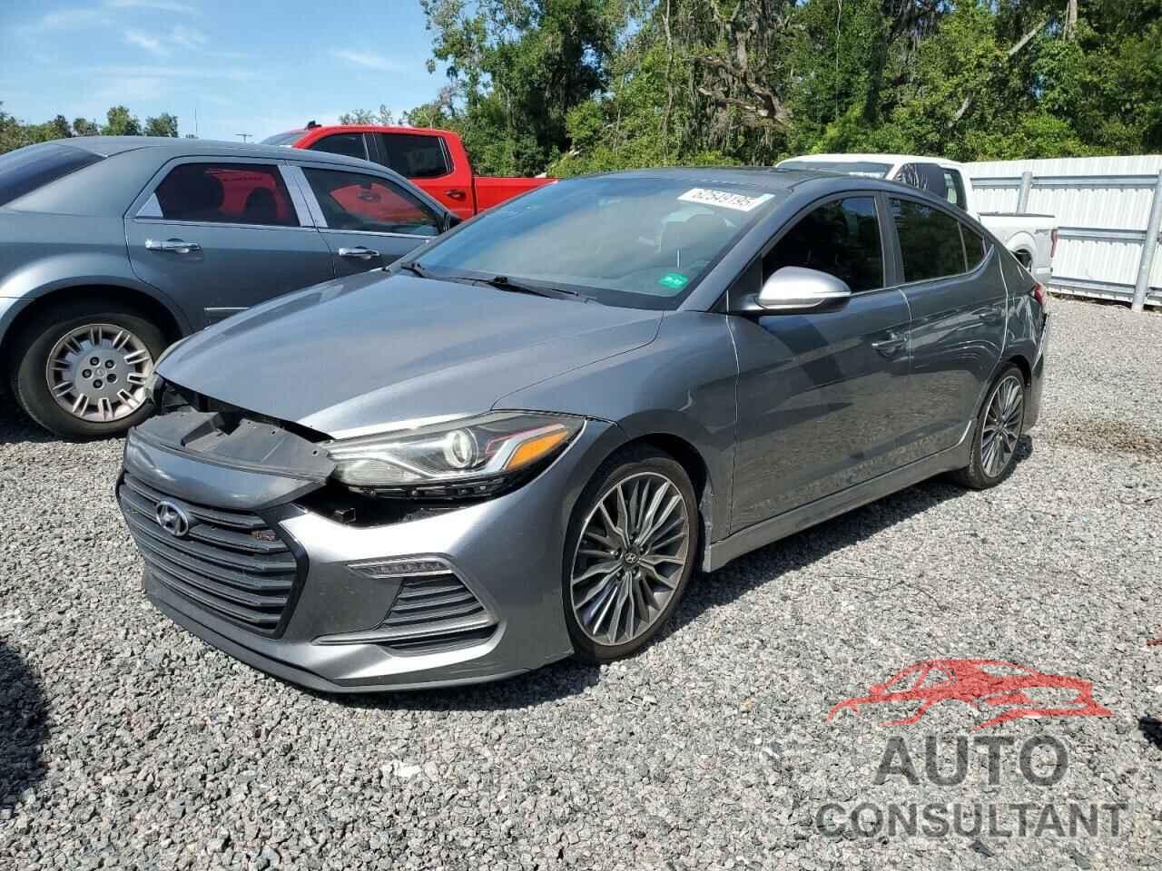 HYUNDAI ELANTRA 2018 - KMHD04LB1JU498799