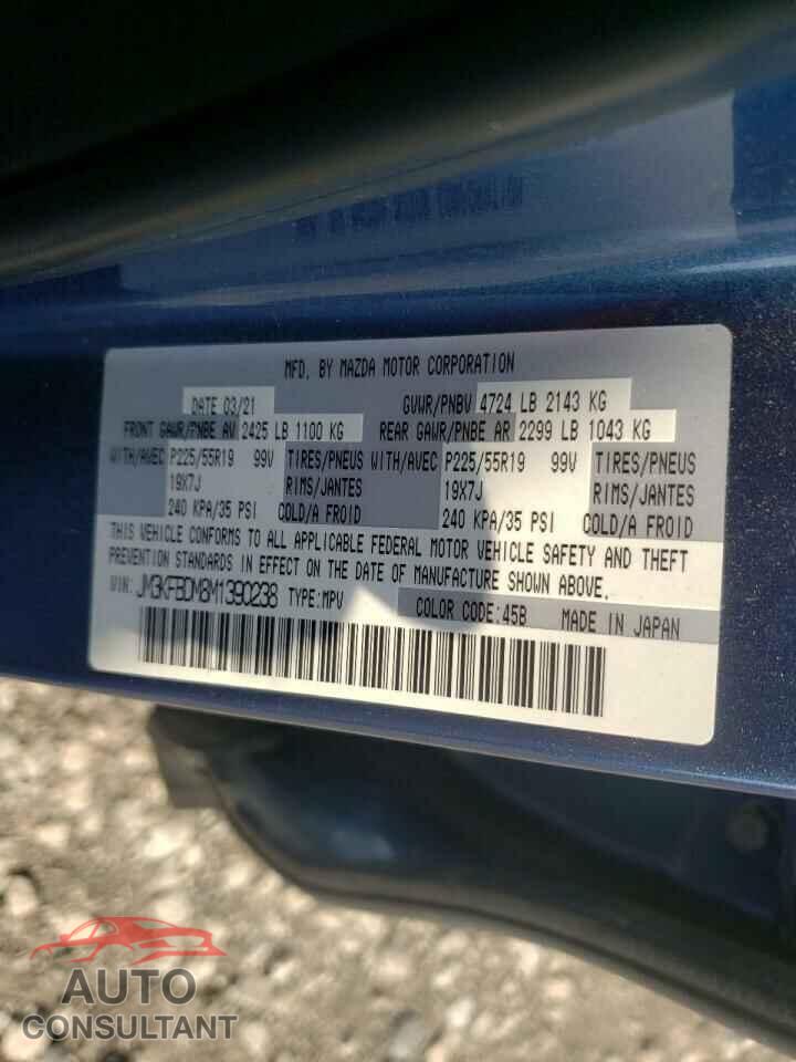 MAZDA CX-5 2021 - JM3KFBDM8M1390238
