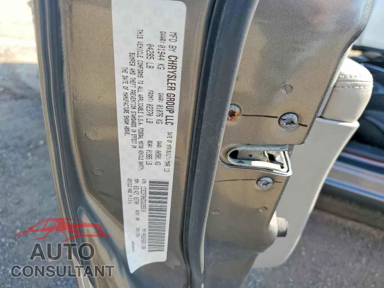 DODGE DART 2013 - 1C3CDFBA2DD295518