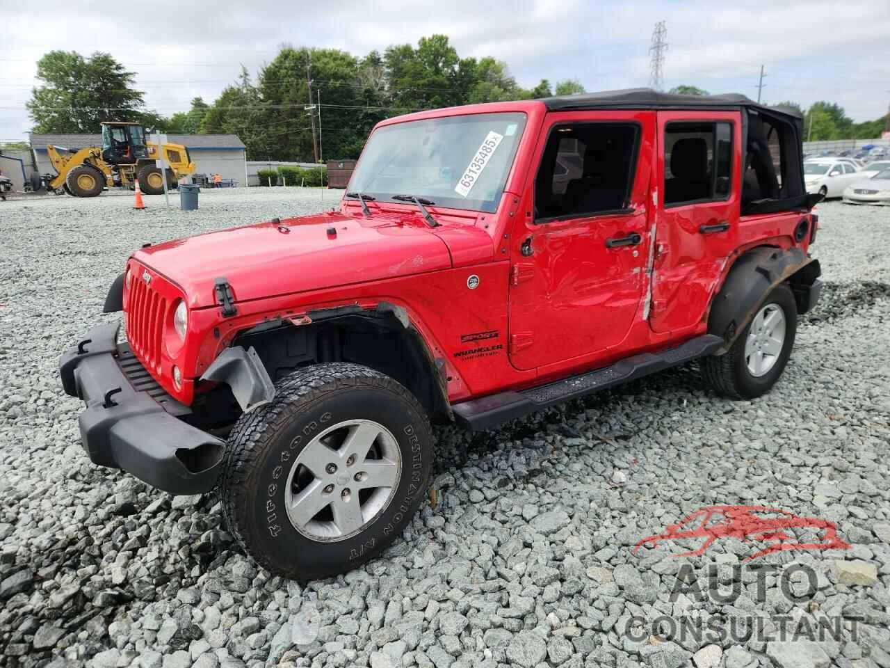 JEEP WRANGLER 2017 - 1C4HJWDG2HL556301