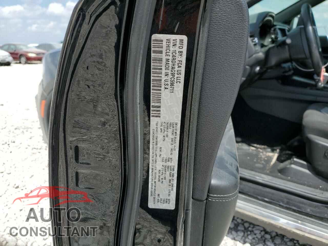 DODGE DURANGO 2023 - 1C4RDHAG9PC596711