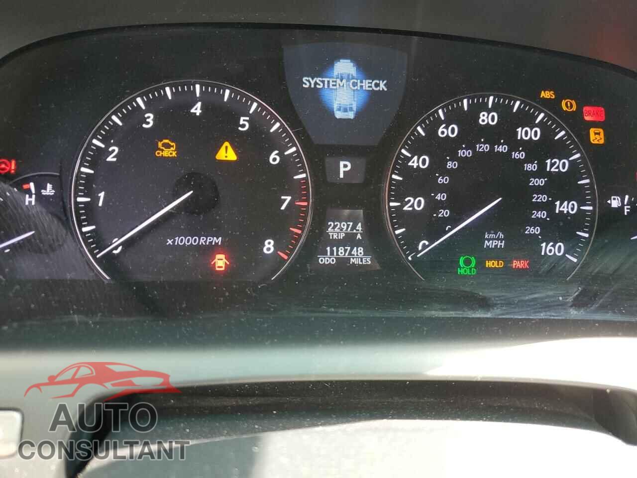LEXUS LS460 2010 - JTHCL5EF8A5006470