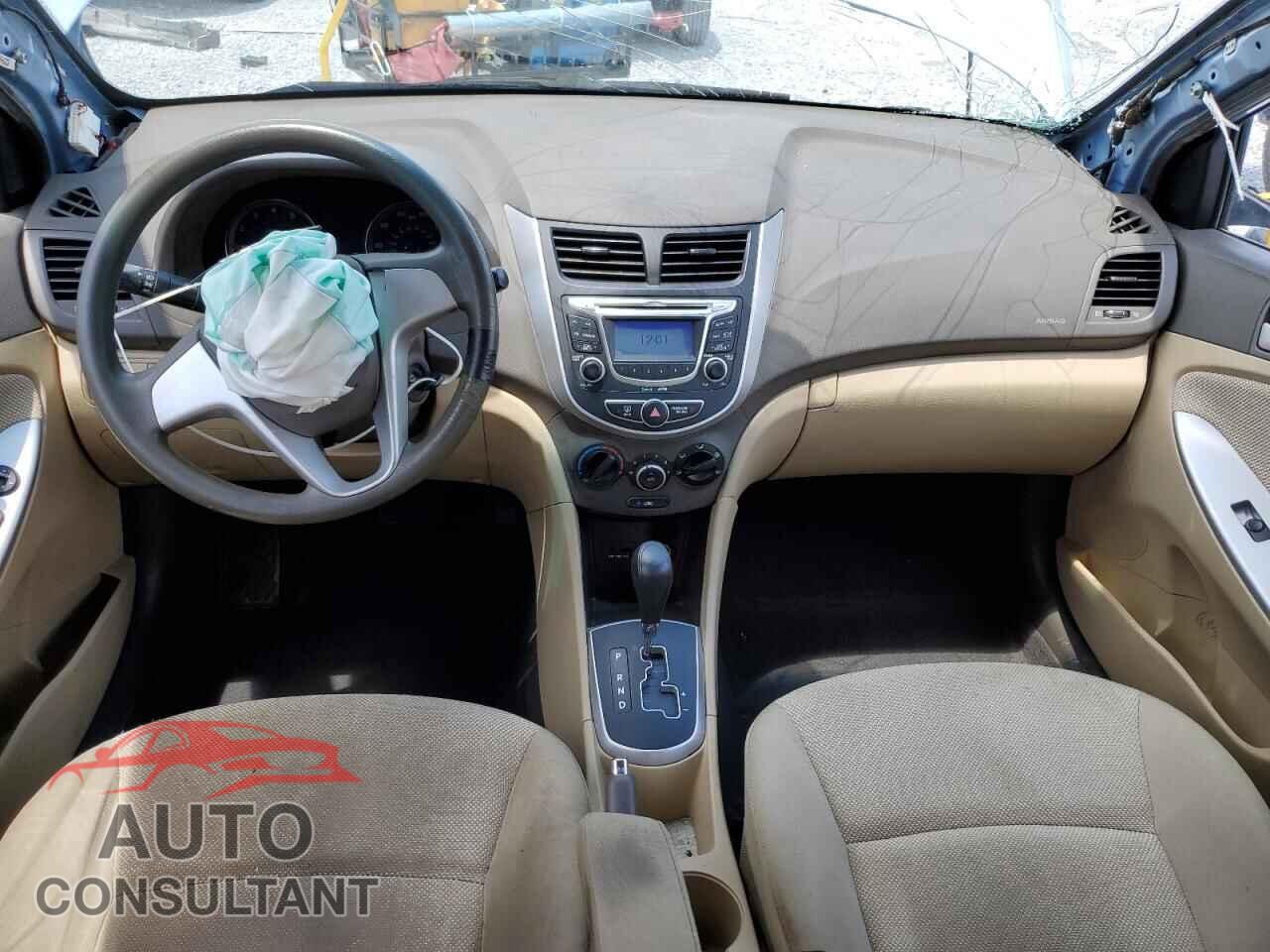 HYUNDAI ACCENT 2012 - KMHCT4AE7CU189728