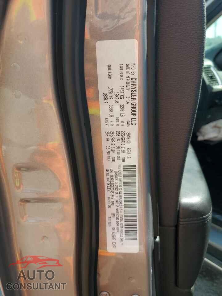 DODGE DURANGO 2014 - 1C4RDJDG6EC461945