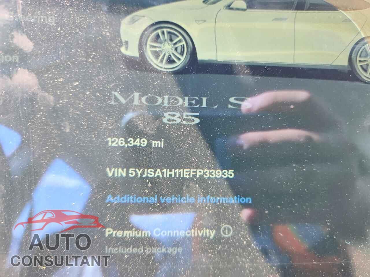 TESLA MODEL S 2014 - 5YJSA1H11EFP33935