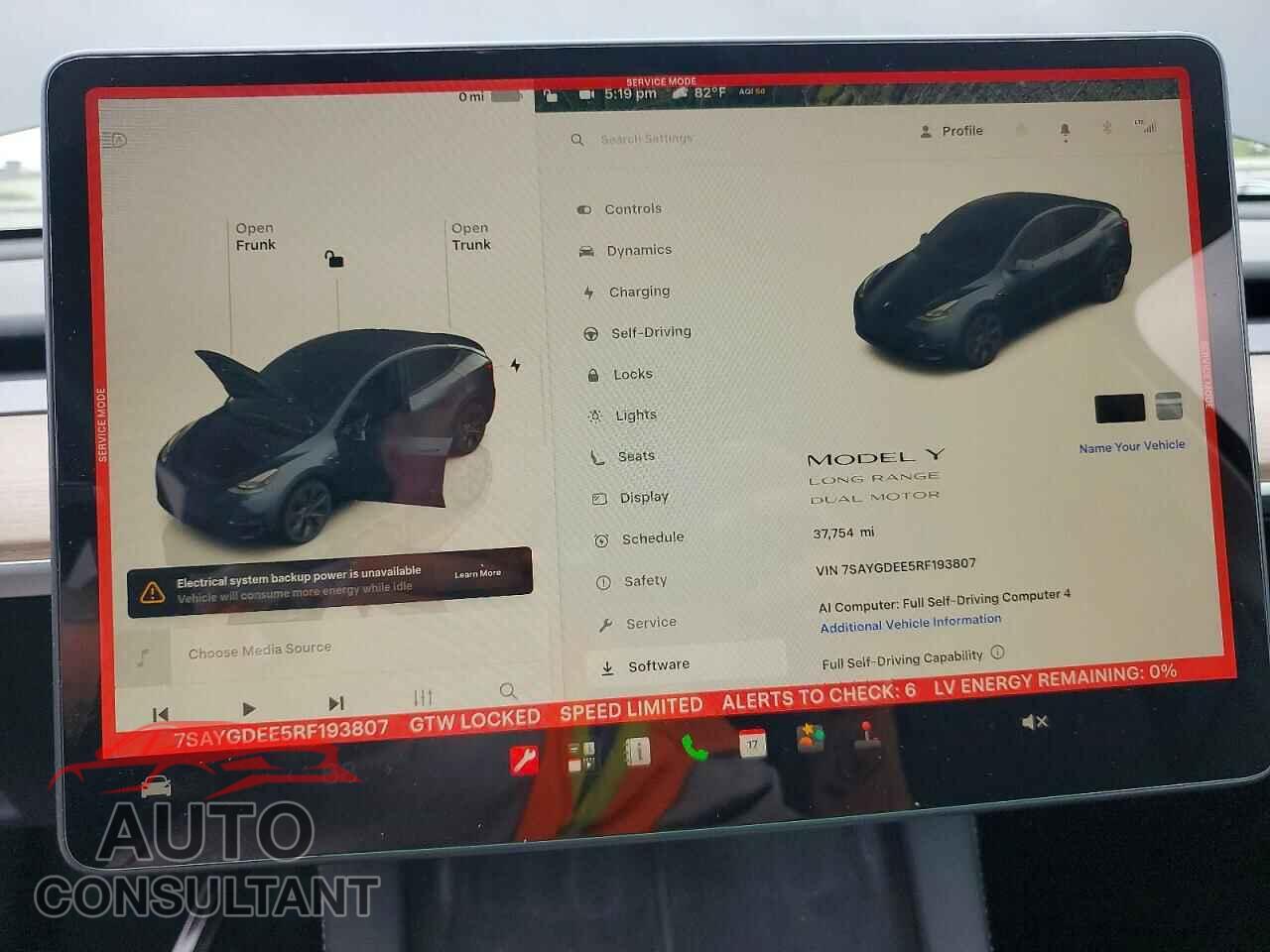 TESLA MODEL Y 2024 - 7SAYGDEE5RF193807