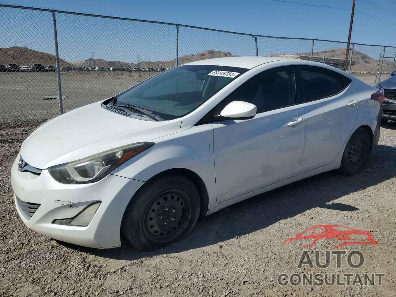 HYUNDAI ELANTRA 2016 - 5NPDH4AE5GH776603