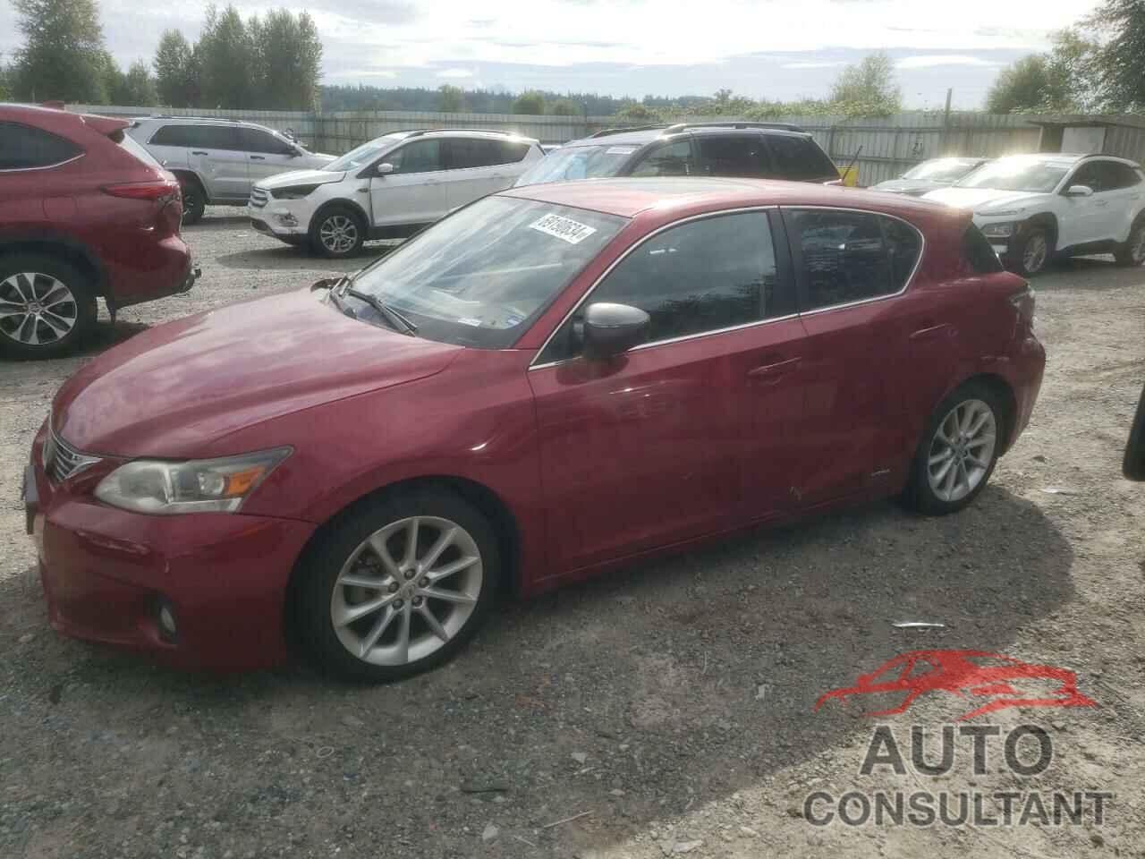 LEXUS CT 200 2012 - JTHKD5BH6C2048896