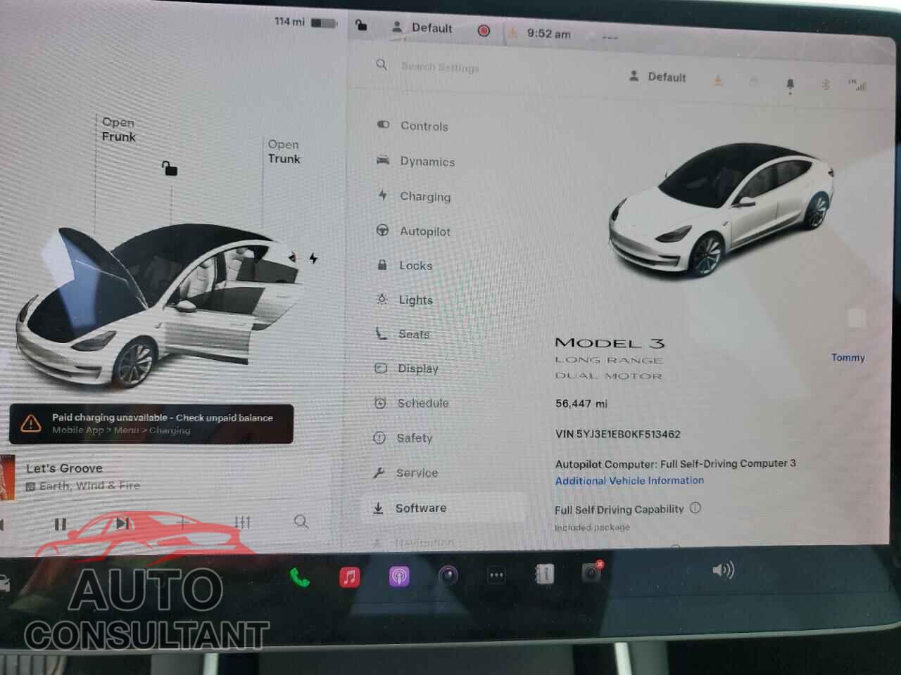TESLA MODEL 3 2019 - 5YJ3E1EB0KF513462