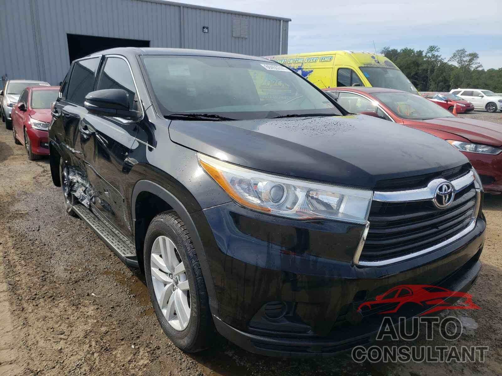 TOYOTA HIGHLANDER 2016 - 5TDZARFH1GS018701