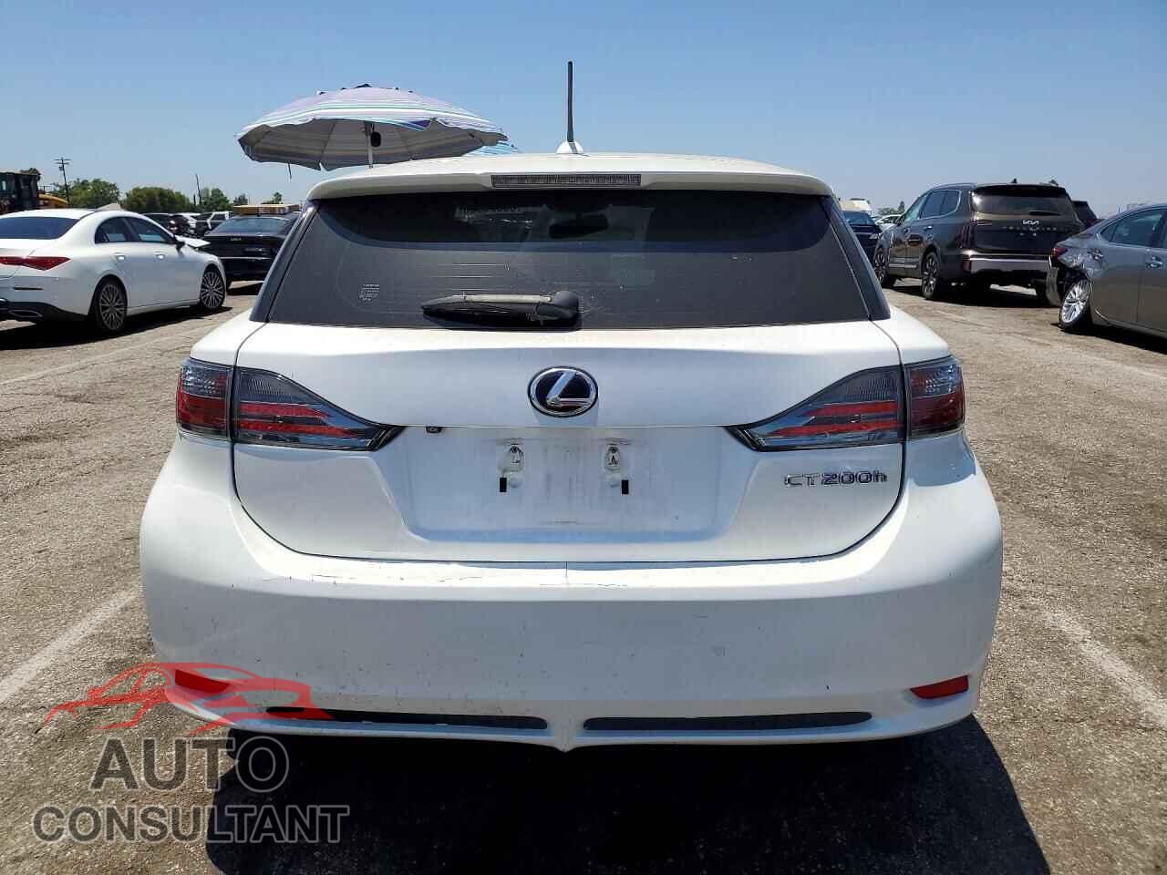 LEXUS CT 200 2012 - JTHKD5BH4C2086949