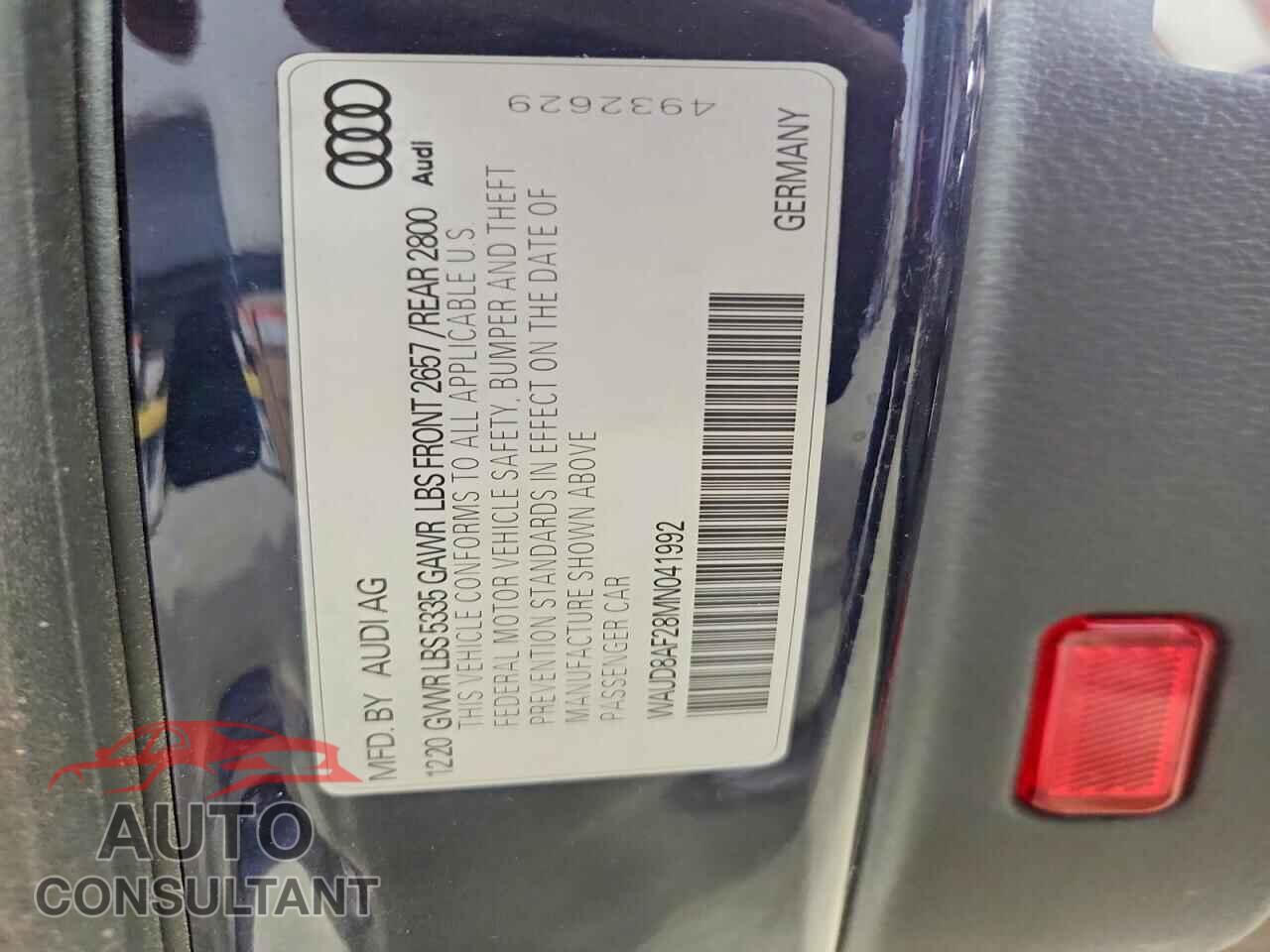AUDI A6 2021 - WAUD8AF28MN041992