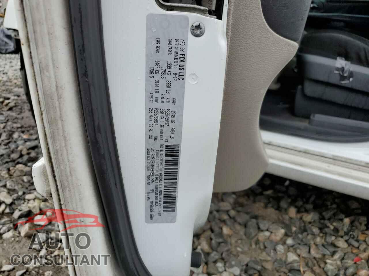 DODGE CARAVAN 2017 - 2C4RDGBG1HR866936