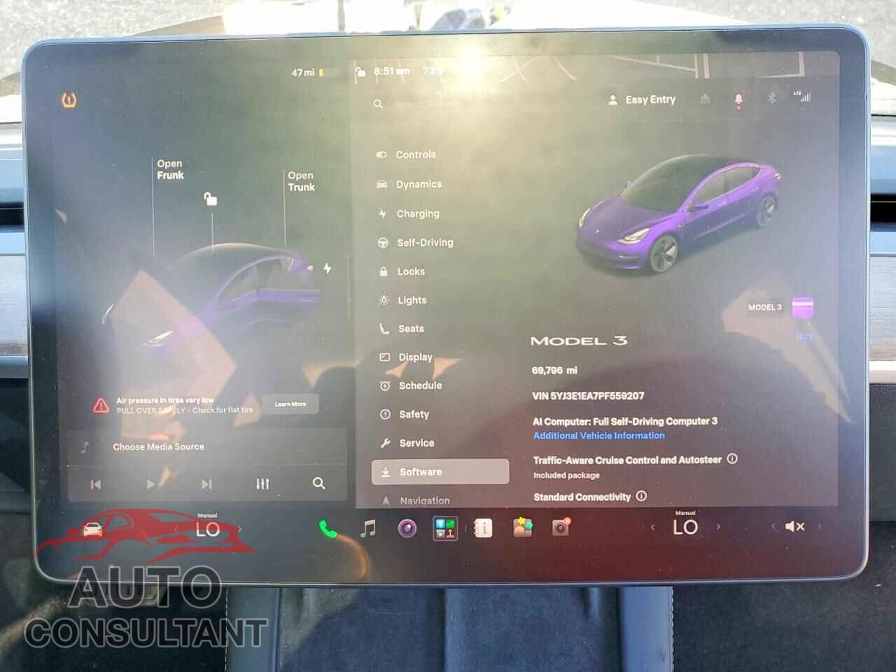 TESLA MODEL 3 2023 - 5YJ3E1EA7PF559207