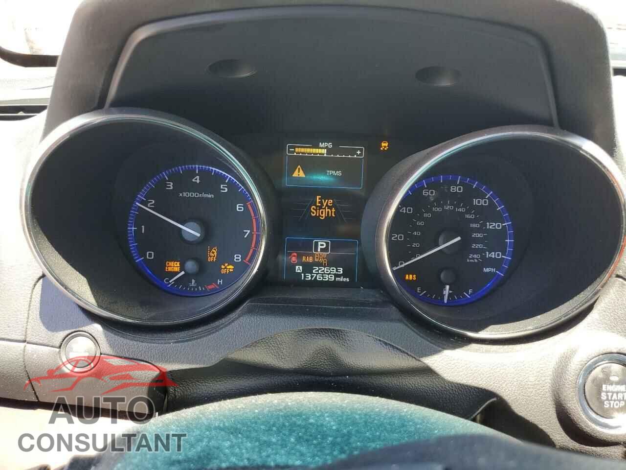 SUBARU OUTBACK 2017 - 4S4BSANC4H3320732