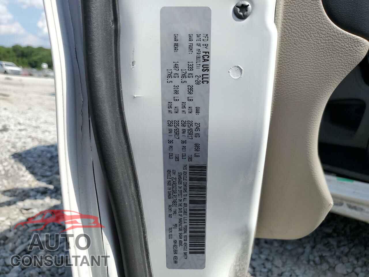 DODGE CARAVAN 2020 - 2C4RDGCG0LR174691