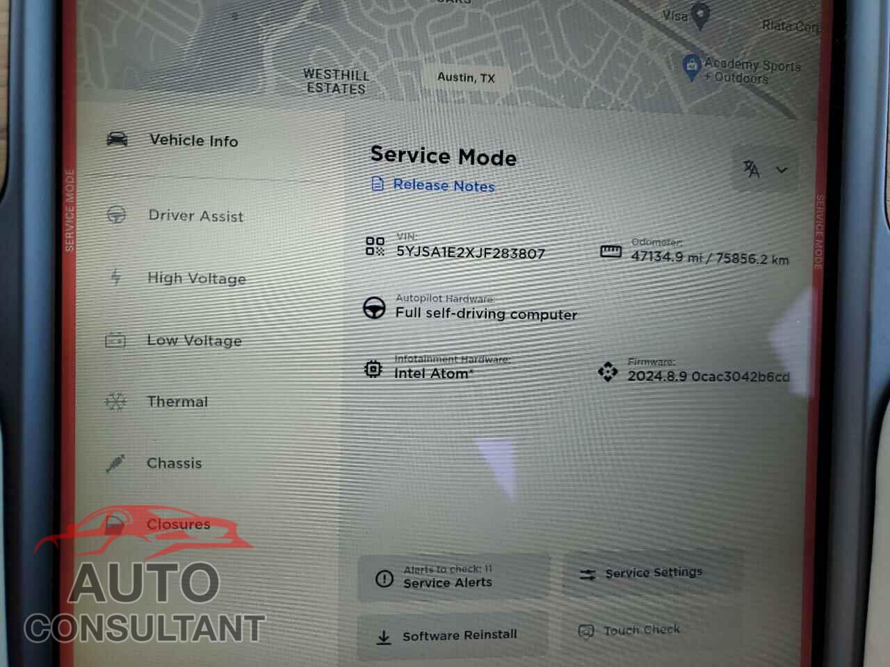TESLA MODEL S 2018 - 5YJSA1E2XJF283807