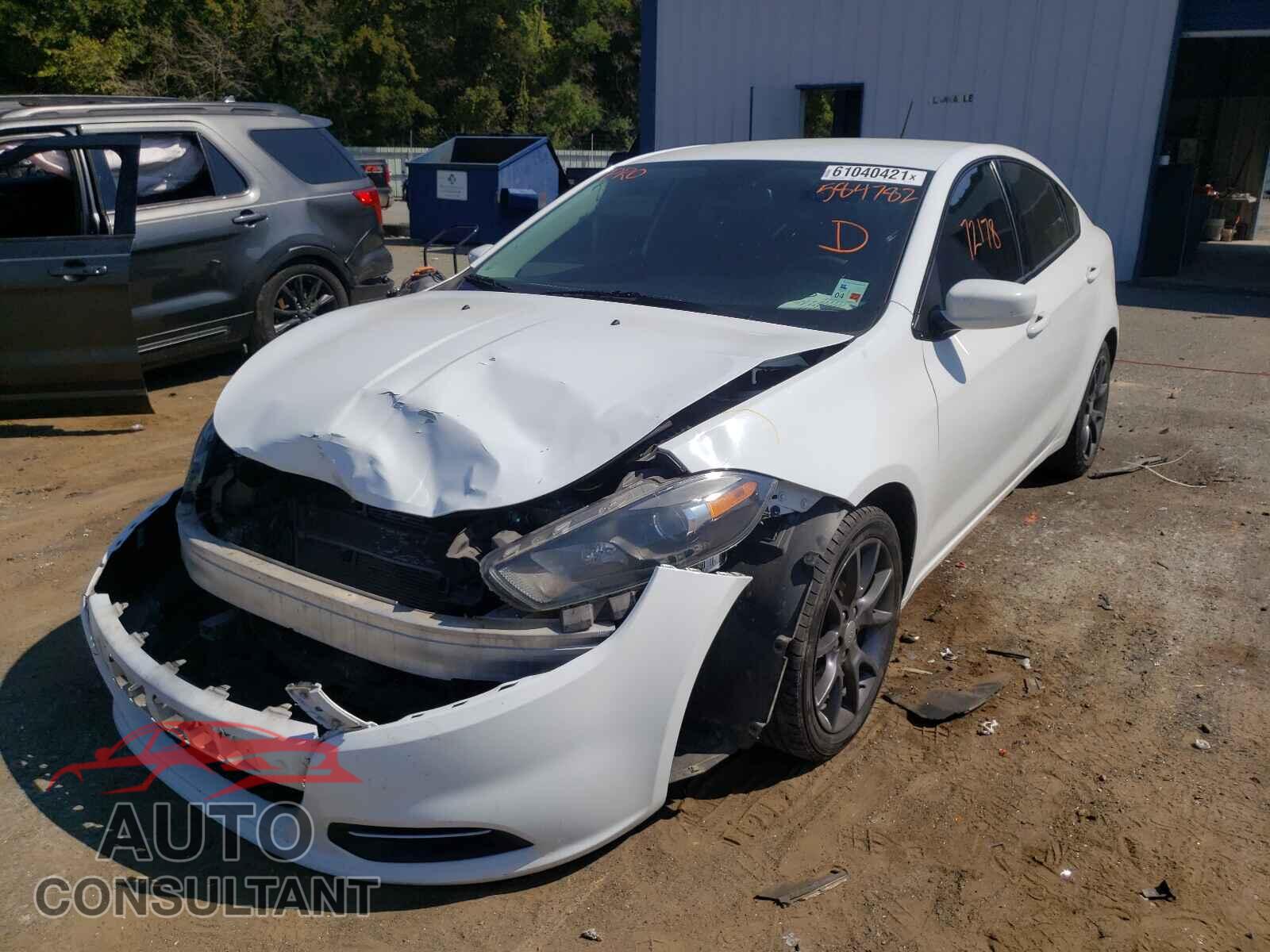 DODGE DART 2016 - 1C3CDFAAXGD584782