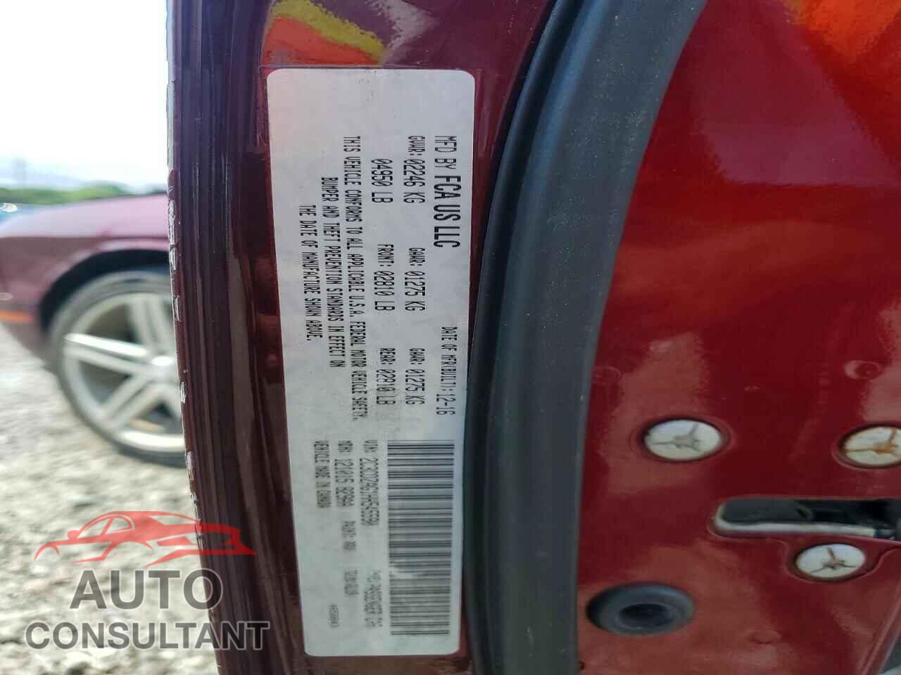 DODGE CHALLENGER 2017 - 2C3CDZAG1HH545590