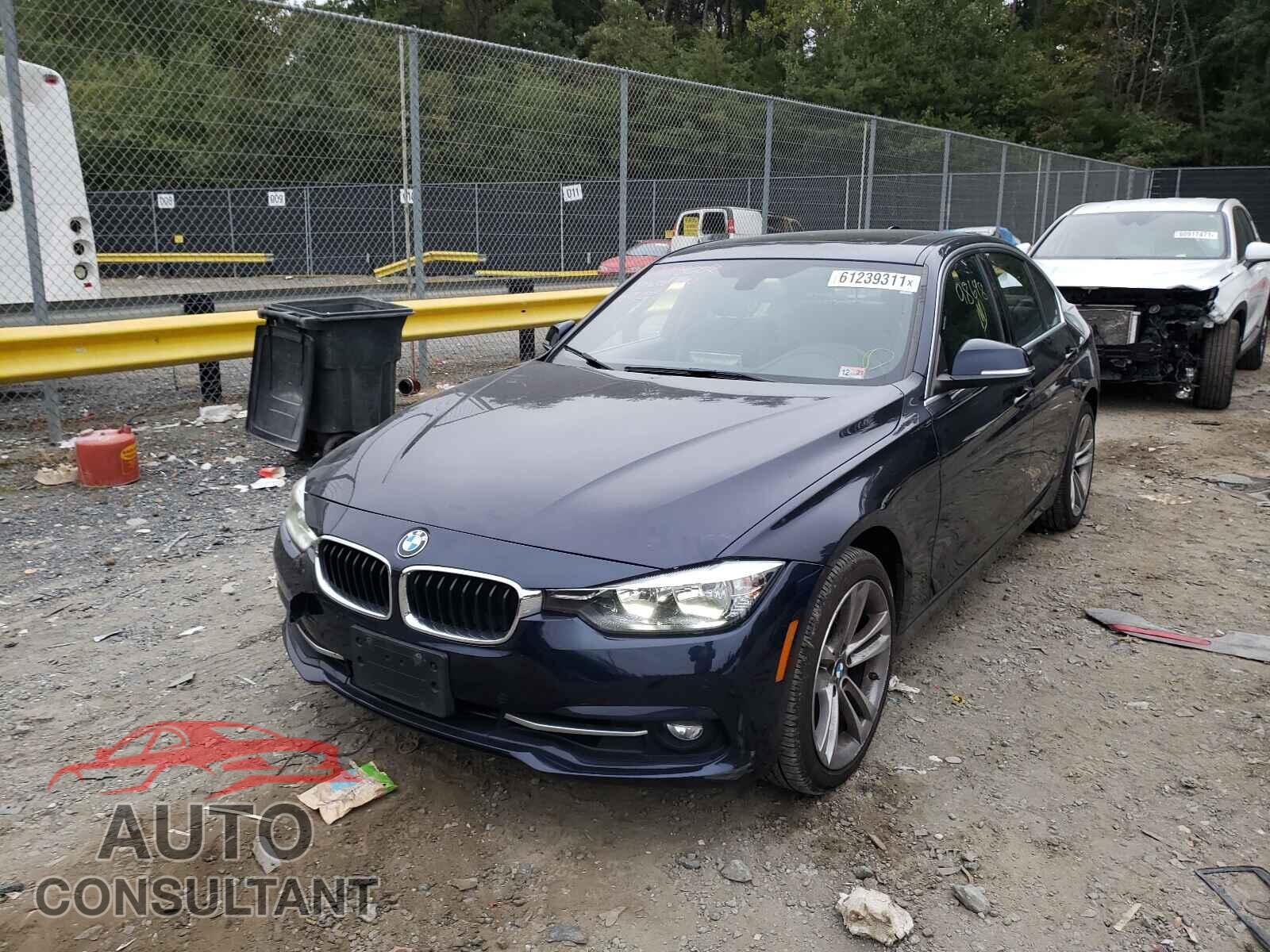BMW 3 SERIES 2017 - WBA8D9C38HA011882