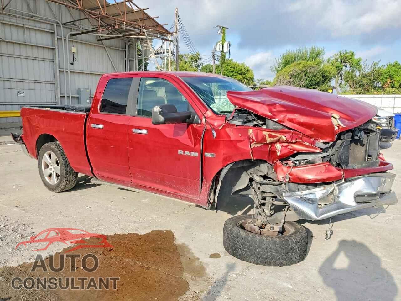 DODGE RAM 1500 2009 - 1D3HB18T39S772406
