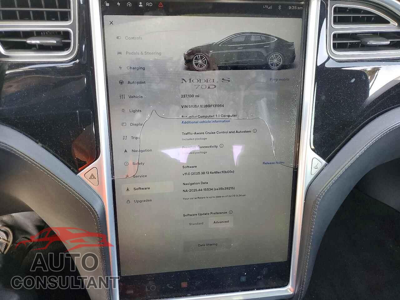 TESLA MODEL S 2016 - 5YJSA1E28GF131954