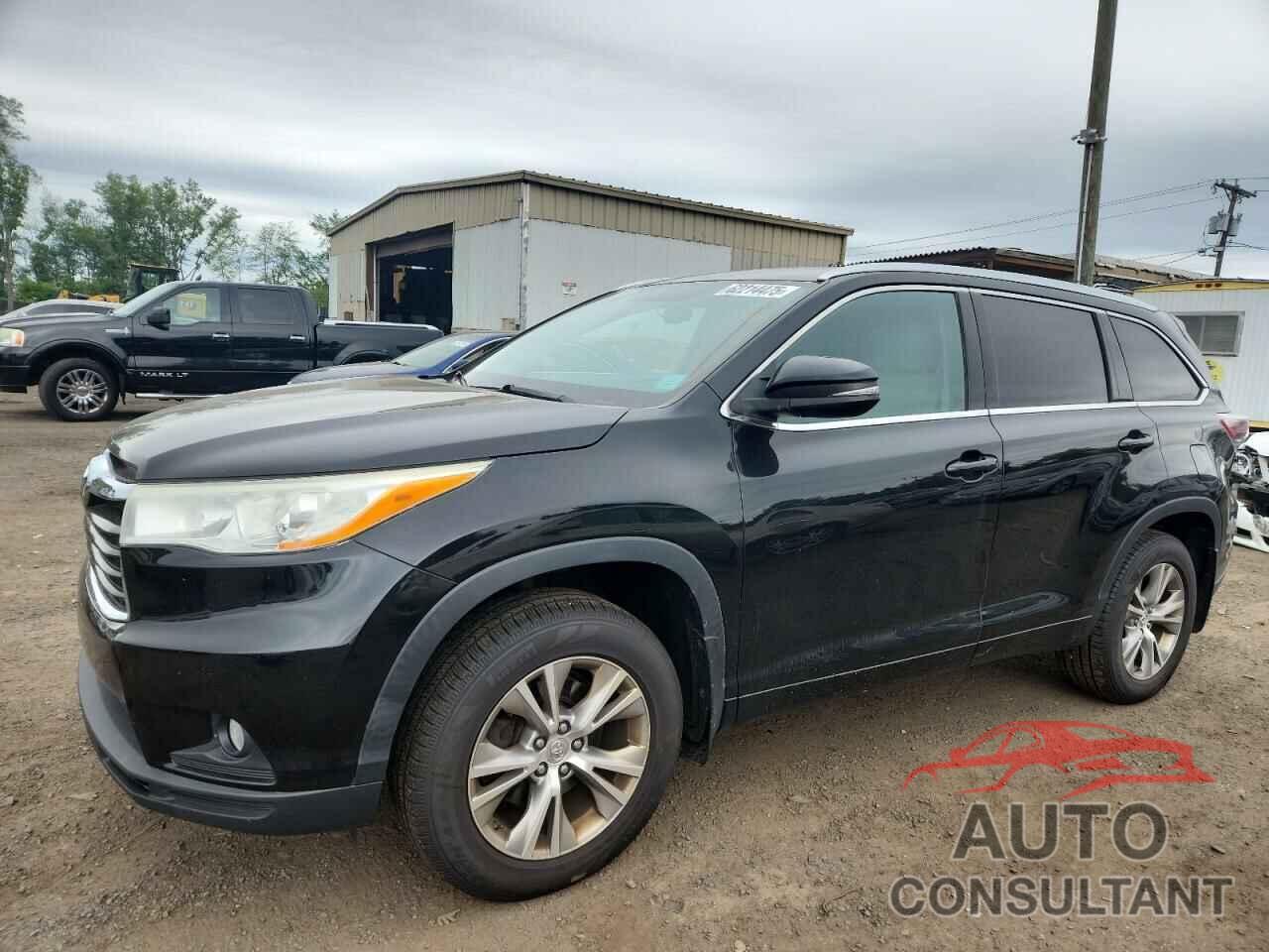 TOYOTA HIGHLANDER 2014 - 5TDJKRFH1ES028913