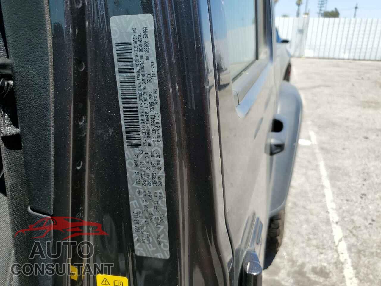 JEEP GLADIATOR 2020 - 1C6HJTAG4LL173785