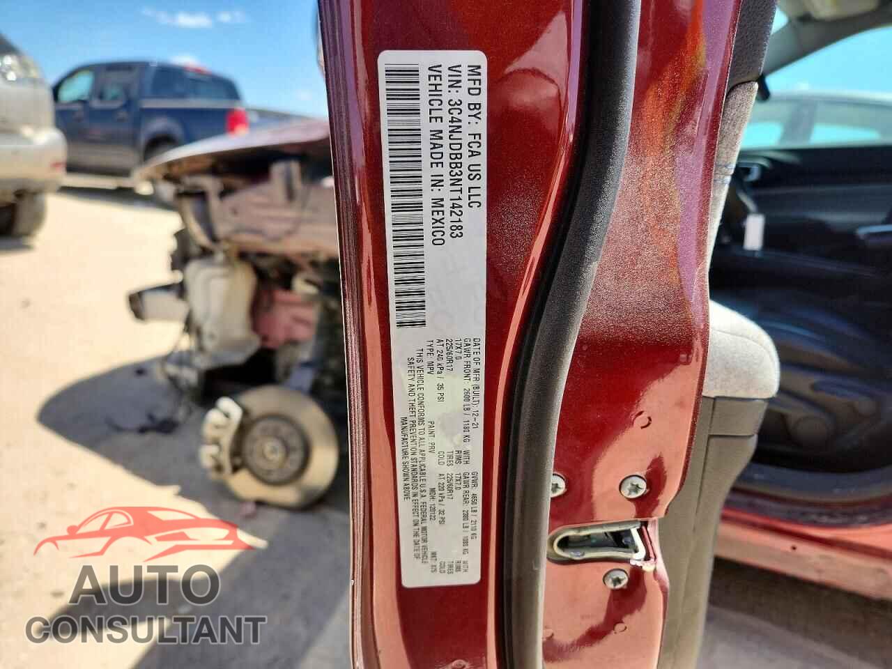 JEEP COMPASS 2022 - 3C4NJDBB3NT142183