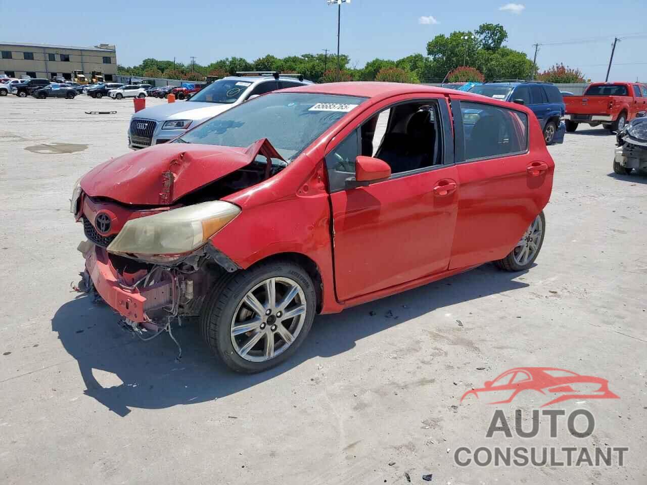 TOYOTA YARIS 2012 - JTDKTUD38CD537045