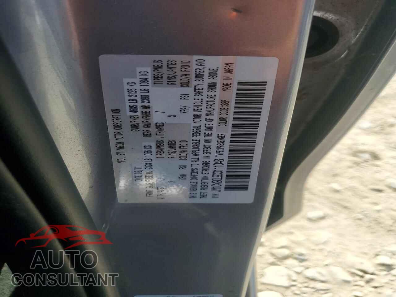 MAZDA 5 2012 - JM1CW2CL9C0111048