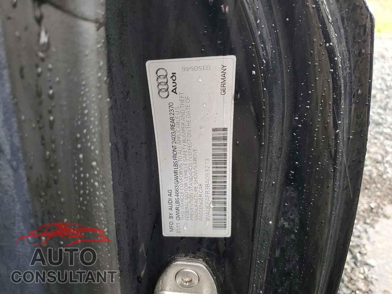 AUDI A5 2011 - WAUCFAFR3BA053213