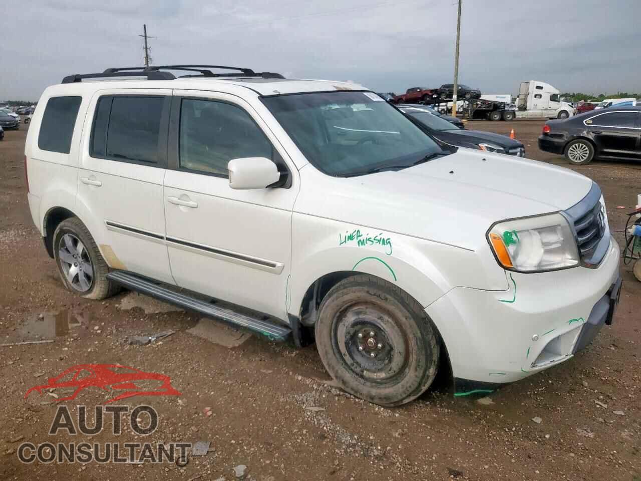 HONDA PILOT 2012 - 5FNYF4H95CB081482