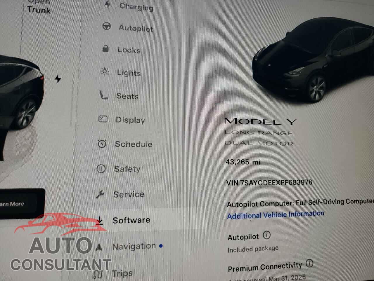 TESLA MODEL Y 2023 - 7SAYGDEEXPF683978